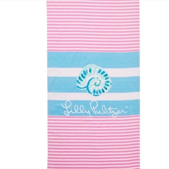 NIP Lilly Pulitzer oversized beach towel multi Soleil it on me st style#007360 - Picture 4 of 7